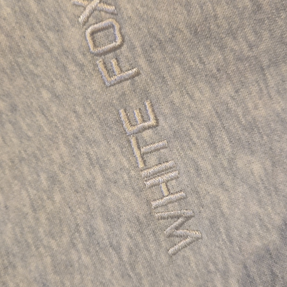 White Fox Boutique Light Heather Gray Trendy Drawstring Waist Sweatpants - Picture 4 of 8